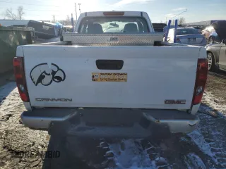 2005 GMC Canyon SLE Z85 with VIN 1GTCS196458250905, listed as a Copart auction lot 42611005 with 0 mi miles and Salvage Title. Bid and sale history available at carsss.com. Image 6.