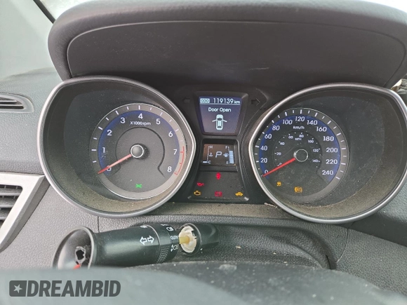 2014 Hyundai Elantra with VIN KMHD35LH9EU204265, listed as a Copart auction lot 45653695 with 119,139 mi miles and Salvage Title. Bid and sale history available at DreamBid. Image 9.