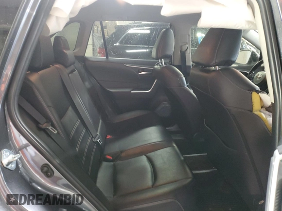 2019 Toyota RAV4 XLE Premium with VIN JTMA1RFV9KD016329, listed as a Copart auction lot 49913115 with 60,424 mi miles and Salvage Title. Bid and sale history available at carsss.com. Image 10.