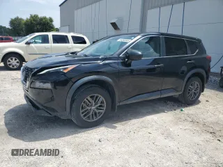 2021 Nissan Rogue S with VIN 5N1AT3AA9MC692439, listed as a Copart auction lot 64590585 with 44,606 mi miles and Salvage title. Bid and sale history available at DreamBid. Image 1.