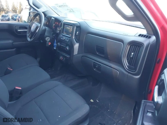 2020 Chevrolet Silverado 1500 Custom with VIN 3GCPYBEH8LG361073, listed as a IAAI auction lot 41529367 with 38,344 mi miles. Bid and sale history available at carsss.com. Image 5.
