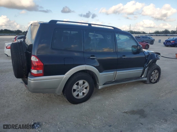 2004 Mitsubishi Montero LTD with VIN JA4MW51S64J009311, listed as a Copart auction lot 87067744 with 135640 miles and Salvage Title. Bid and sale history available at carsss.com. Image 3.