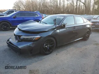 2025 Honda Civic Sedan Sport with VIN 2HGFE2F56SH566304, listed as a Copart auction lot 44620575 with 217 mi miles and Salvage Title. Bid and sale history available at carsss.com. Image 1.
