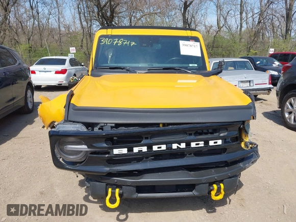 2021 Ford Bronco with VIN 1FMDE5BH7MLA95966, listed as a IAAI auction lot 39078717 with 44,858 mi miles and . Bid and sale history available at DreamBid. Image 13.