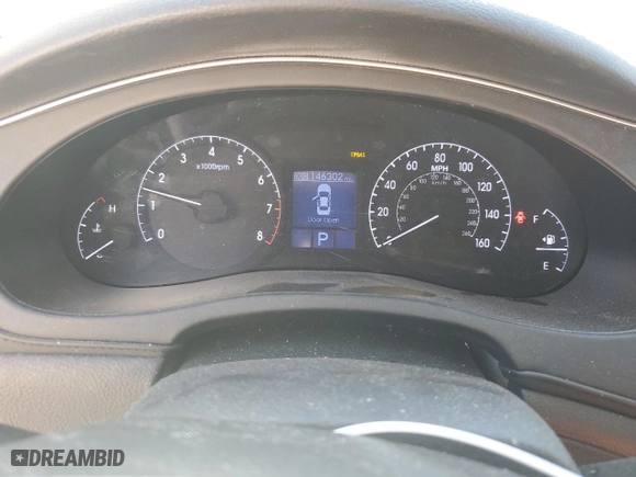 2013 Hyundai Genesis 3.8L with VIN KMHGC4DD4DU246604, listed as a Copart auction lot 47034285 with 146,302 mi miles and Salvage Title. Bid and sale history available at carsss.com. Image 9.