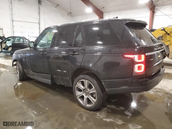 2019 Land Rover Range Rover HSE with VIN SALGS2SV5KA542486, listed as a Copart auction lot 44605685 with 37,986 mi miles and Salvage Title. Bid and sale history available at carsss.com. Image 2.