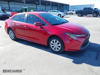 2020 Toyota Corolla LE with VIN JTDEPRAE6LJ009686, listed as a IAAI auction lot 41217057 with 83,311 mi miles. Bid and sale history available at carsss.com. Image 1.