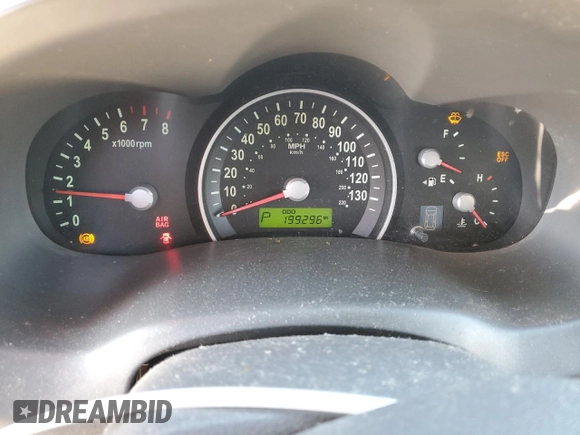 2007 Kia Sedona EX with VIN KNDMB233276158781, listed as a Copart auction lot 87046644 with 199,296 mi miles and Salvage Title. Bid and sale history available at carsss.com. Image 9.
