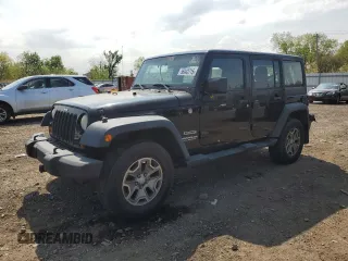 2013 Jeep Wrangler Unlimited Sport z VIN 1C4BJWDG7DL632627, wystawiony jako Copart lot #56042715 z przebiegiem 163 785 mil mil oraz Tytuł czysty. Historia ofert i sprzedaży dostępna na DreamBid. Obrazek 1.