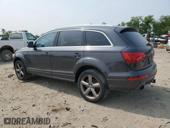 2015 Audi Q7 S line Prestige with VIN WA1DGAFEXFD002243, listed as a Copart auction lot 59639835 with 158,448 mi miles and Clean title. Bid and sale history available at DreamBid. Image 2.