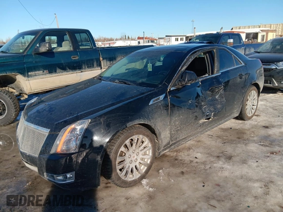 2013 Cadillac CTS Performance with VIN 1G6DK5E33D0111422, listed as a Copart auction lot 50121745 with 129,335 mi miles and Salvage Title. Bid and sale history available at DreamBid. Image 1.