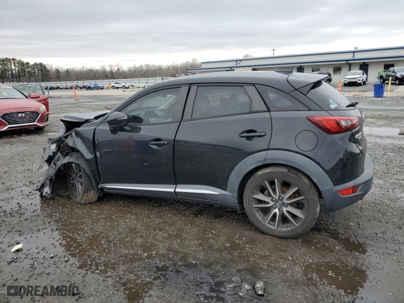 2017 Mazda CX-3 Grand Touring with VIN JM1DKFD76H0155511, listed as a Copart auction lot 48402965 with 107,027 mi miles and Salvage Title. Bid and sale history available at carsss.com. Image 2.