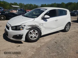 2014 Chevrolet Sonic LT with VIN 1G1JC6SBXE4168203, listed as a Copart auction lot 53250025 with 220,541 mi miles and Salvage Title. Bid and sale history available at carsss.com. Image 1.