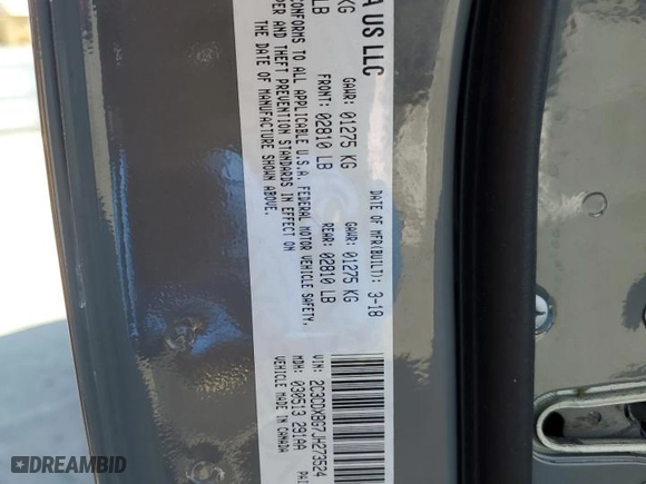 2018 Dodge Charger SXT with VIN 2C3CDXBG7JH273524, listed as a Copart auction lot 49923985 with 91,354 mi miles and Salvage Title. Bid and sale history available at carsss.com. Image 12.