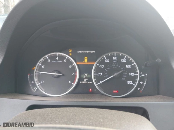 2018 Acura RDX w/Advance Pkg with VIN 5J8TB4H76JL016804, listed as a IAAI auction lot 40804344 with 35,801 mi miles. Bid and sale history available at carsss.com. Image 7.