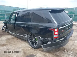 2014 Land Rover Range Rover Supercharged with VIN SALGS3TF8EA195740, listed as a IAAI auction lot 42190353 with 181,914 mi miles and . Bid and sale history available at DreamBid. Image 3.