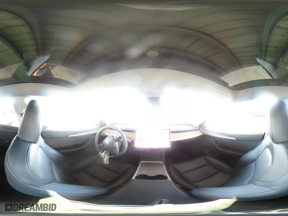 2023 Tesla Model Y Long Range with VIN 7SAYGDEEXPA137582, listed as a Copart auction lot 46869265 with 16,474 mi miles and Salvage Title. Bid and sale history available at carsss.com. Image 12.
