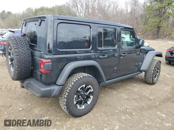 2024 Jeep Wrangler Rubicon X z VIN 1C4RJXR65RW143217, wystawiony jako Copart lot #49298355 z przebiegiem 21 819 mil mil oraz Szkoda całkowita • Salvage title. Historia ofert i sprzedaży dostępna na DreamBid. Obrazek 3.