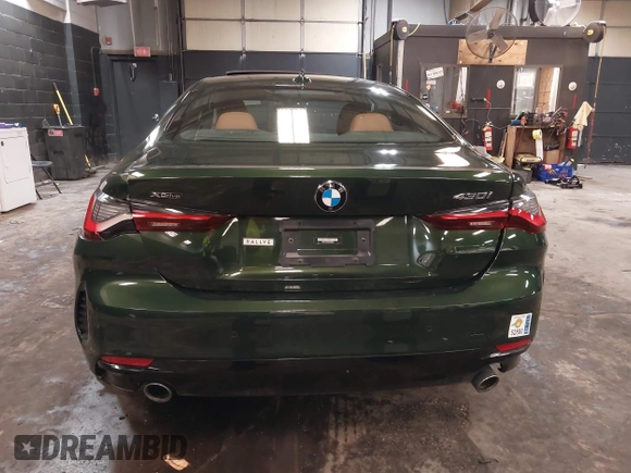 2022 BMW 4 Series 430i xDrive with VIN WBA73AP04NCK88044, listed as a IAAI auction lot 41577730 with 28,907 mi miles and . Bid and sale history available at DreamBid. Image 16.