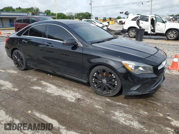 2018 Mercedes-Benz CLA 250 with VIN WDDSJ4EB1JN663031, listed as a Copart auction lot 61464505 with 102,754 mi miles and Salvage title. Bid and sale history available at DreamBid. Image 4.