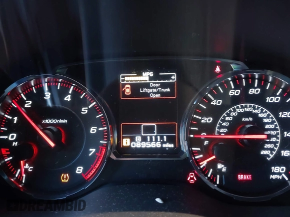 2018 Subaru WRX с VIN JF1VA1A65J9822484, выставлен на аукционе IAAI как лот 41687848 с пробегом 89 566 миль миль и . История ставок и продаж доступна на DreamBid. Изображение 15.