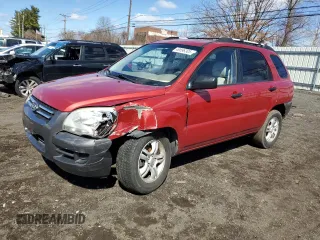 2008 Kia Sportage LX with VIN KNDJE723087518845, listed as a Copart auction lot 49896305 with 216,599 mi miles and Salvage Title. Bid and sale history available at DreamBid. Image 1.