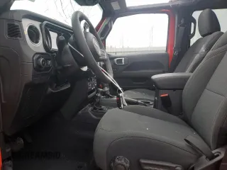 2025 Jeep Wrangler Sahara with VIN 1C4PJXEN0SW506260, listed as a Copart auction lot 46349375 with 2,824 mi miles and Clean Title. Bid and sale history available at DreamBid. Image 7.