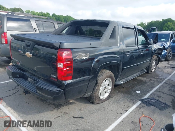 2009 Chevrolet Avalanche 2LT z VIN 3GNFK22039G194858, wystawiony jako IAAI lot #42219784 z przebiegiem 229 757 mil mil oraz . Historia ofert i sprzedaży dostępna na DreamBid. Obrazek 4.