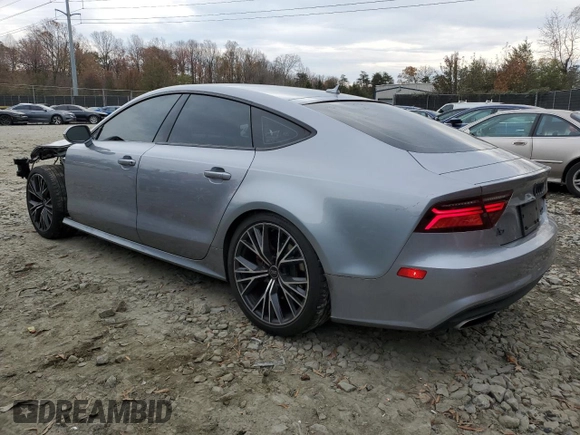 2017 Audi A7 Premium Plus z VIN WAUW2AFC3HN125808, wystawiony jako Copart lot #81221854 z przebiegiem 70 842 mil mil oraz Szkoda całkowita • Salvage title. Historia ofert i sprzedaży dostępna na DreamBid. Obrazek 2.