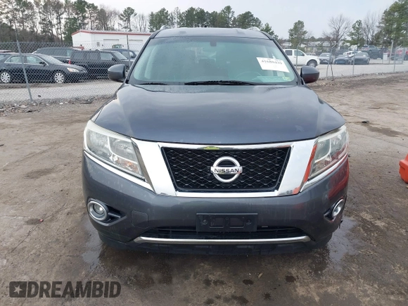2014 Nissan Pathfinder S with VIN 5N1AR2MM6EC671936, listed as a IAAI auction lot 41680439 with 144,259 mi miles and . Bid and sale history available at DreamBid. Image 12.