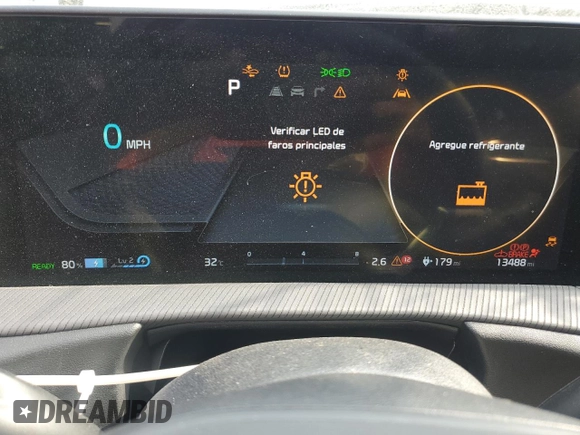 2024 Kia EV6 GT z VIN KNDC5DLE3R5219760, wystawiony jako Copart lot #56112395 z przebiegiem 13 488 mil mil oraz Szkoda całkowita • Salvage title. Historia ofert i sprzedaży dostępna na DreamBid. Obrazek 9.