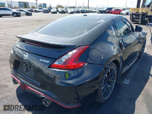 2019 Nissan 370Z Sport Touring with VIN JN1AZ4EH4KM420441, listed as a IAAI auction lot 41937742 with 80,784 mi miles and . Bid and sale history available at DreamBid. Image 4.