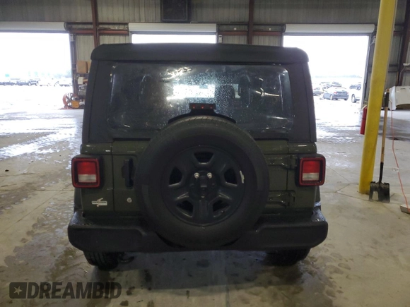 2023 Jeep Wrangler Sport S with VIN 1C4HJXDG3PW619523, listed as a Copart auction lot 45926725 with 50,789 mi miles and Salvage Title. Bid and sale history available at DreamBid. Image 6.