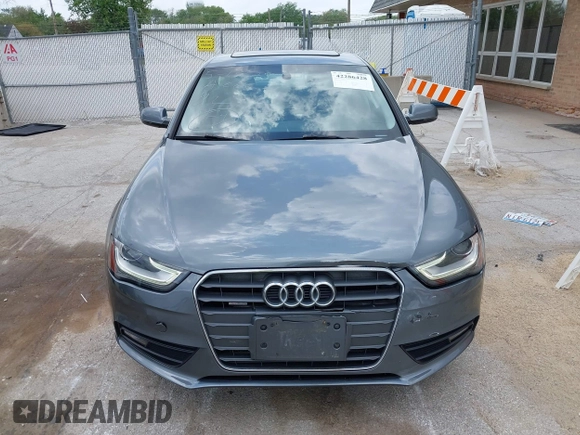 2013 Audi A4 Premium Plus with VIN WAUFFAFL4DN004199, listed as a IAAI auction lot 42286428 with 112,808 mi miles and . Bid and sale history available at DreamBid. Image 12.