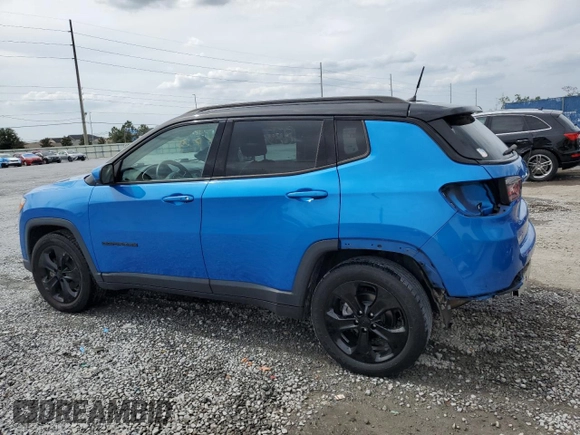 2018 Jeep Compass Latitude z VIN 3C4NJCBB6JT407859, wystawiony jako Copart lot #55506365 z przebiegiem 118 427 mil mil oraz Szkoda całkowita • Salvage title. Historia ofert i sprzedaży dostępna na DreamBid. Obrazek 2.