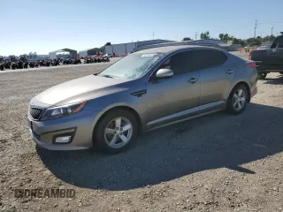 2015 Kia Optima LX with VIN 5XXGM4A7XFG511714, listed as a Copart auction lot 63544225 with 91,982 mi miles and Salvage title. Bid and sale history available at DreamBid. Image 1.