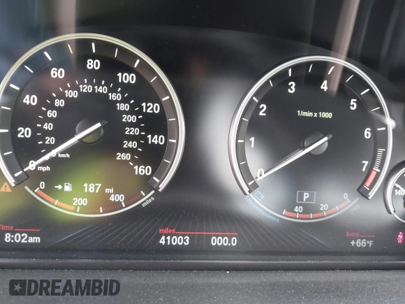 2016 BMW 5 Series 528i with VIN WBA5A5C53GD529580, listed as a IAAI auction lot 41877495 with 41,003 mi miles. Bid and sale history available at carsss.com. Image 7.