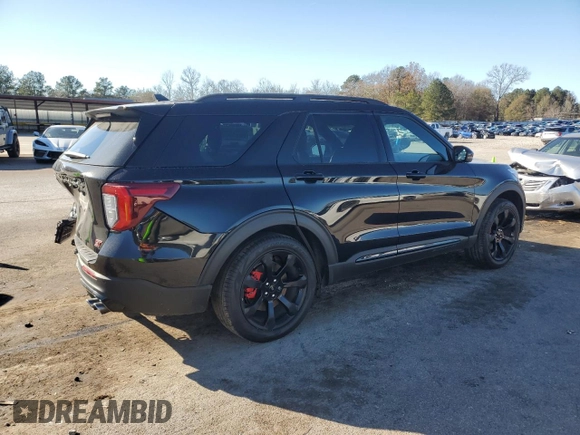 2024 Ford Explorer ST with VIN 1FM5K8GC9RGA19712, listed as a Copart auction lot 86124774 with 50,544 mi miles and Salvage Title. Bid and sale history available at carsss.com. Image 3.