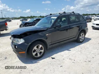 2007 BMW X3 3.0si with VIN WBXPC93447WF15699, listed as a Copart auction lot 66615254 with 105,166 mi miles and Salvage Title. Bid and sale history available at DreamBid. Image 1.