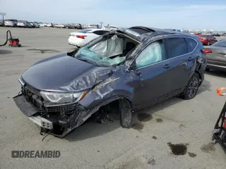 2021 Honda CR-V EX-L with VIN 2HKRW1H89MH423612, listed as a Copart auction lot 57399915 with Not provided miles and Salvage title. Bid and sale history available at DreamBid. Image 1.