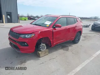 2022 Jeep Compass High Altitude with VIN 3C4NJDCB3NT194315, listed as a IAAI auction lot 41806533 with 15,398 mi miles and . Bid and sale history available at DreamBid. Image 2.
