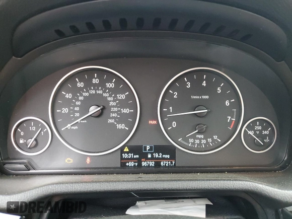 2016 BMW X3 sDrive28i with VIN 5UXWZ7C51G0T42789, listed as a Copart auction lot 48035665 with 96,792 mi miles and Salvage Title. Bid and sale history available at DreamBid. Image 9.