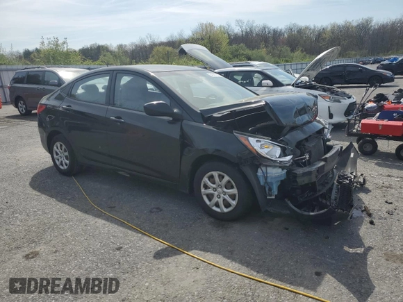 2014 Hyundai Accent GLS with VIN KMHCT4AE9EU736145, listed as a Copart auction lot 54048735 with 177,660 mi miles and Salvage Title. Bid and sale history available at carsss.com. Image 4.