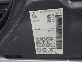 2019 Nissan Altima S with VIN 1N4BL4BV8KC139896, listed as a IAAI auction lot 41845640 with 80,719 mi miles and . Bid and sale history available at carsss.com. Image 9.