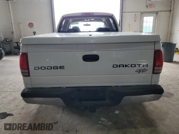 2004 Dodge Dakota Sport with VIN 1D7HL38K34S616566, listed as a Copart auction lot 42174225 with 144,456 mi miles and Salvage Title. Bid and sale history available at carsss.com. Image 6.