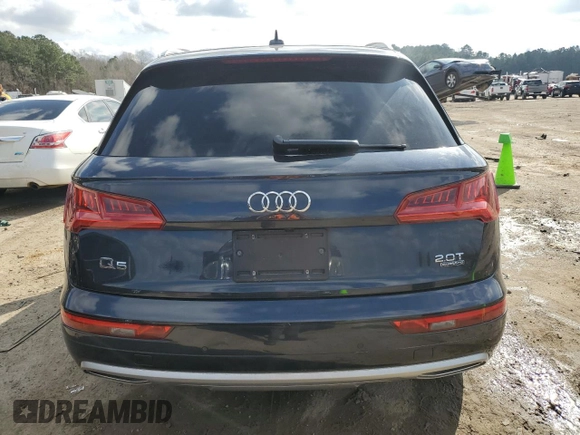 2018 Audi Q5 Premium Plus with VIN WA1BNAFY1J2086934, listed as a Copart auction lot 36652763 with 93,787 mi miles. Bid and sale history available at carsss.com. Image 6.
