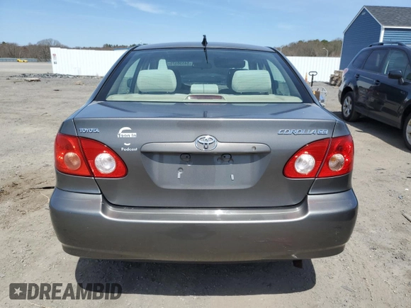 2007 Toyota Corolla CE with VIN 2T1BR32E37C725889, listed as a Copart auction lot 54530175 with 251,834 mi miles and Clean Title. Bid and sale history available at DreamBid. Image 6.
