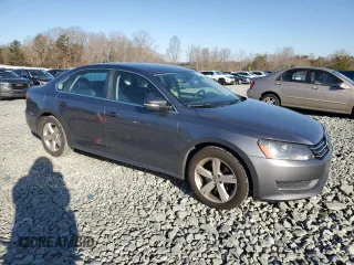 2013 Volkswagen Passat SE with VIN 1VWBH7A39DC080922, listed as a Copart auction lot 48491425 with 121,980 mi miles and Salvage title. Bid and sale history available at DreamBid. Image 4.