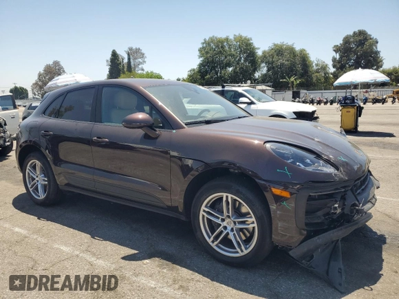 2022 Porsche Macan with VIN WP1AA2A51NLB04007, listed as a Copart auction lot 57549415 with 12,578 mi miles and Salvage title. Bid and sale history available at DreamBid. Image 4.