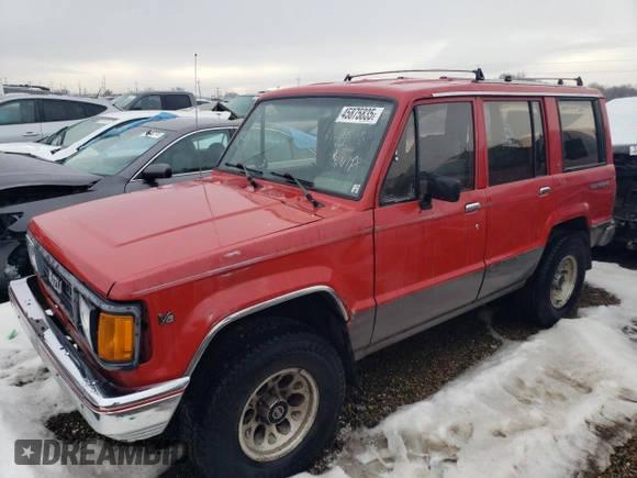 1990 Isuzu Trooper z VIN JACCH58R7L8917768, wystawiony jako Copart lot #45875835 z przebiegiem 230 130 mil mil oraz Szkody całkowita. Historia ofert i sprzedaży dostępna na DreamBid. Obrazek 1.